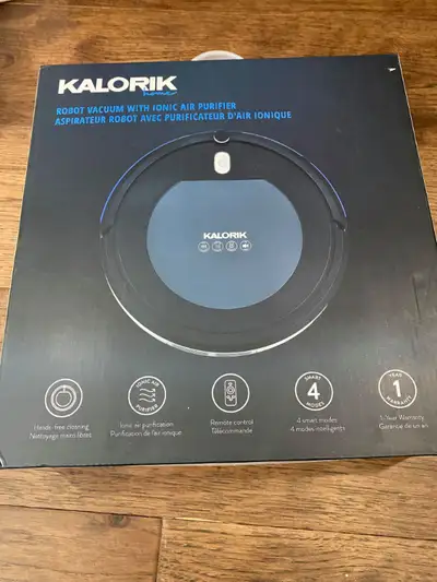 • Automated robot vacuum allows for effortless, hands-free cleaning • Ionic Air Purifying Technology...