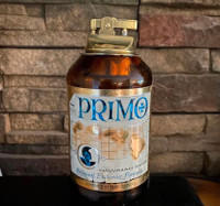 Vintage Hawaiian Primo Beer Bottle Brass Lighter, works