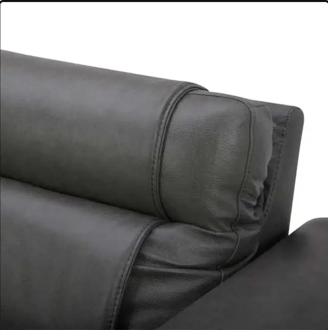 Aiden & Ivy Top-grain Leather Power Reclining Sofa62863283161858123