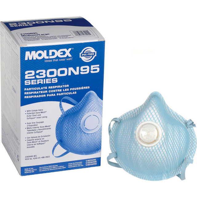 Masque respiratoire à particules 2300 N95, soupape d'expiration, dans Autres équipements commerciaux et industriels  à Ville de Québec