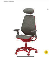 New : ikea STYRSPEL gaming chair red 