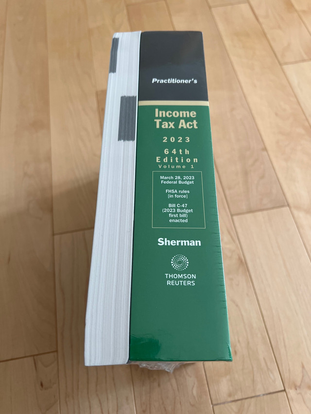 Practitioner’s Income Tax Act 2023 64th Edition Vol 1&2 in Textbooks in Hamilton - Image 2