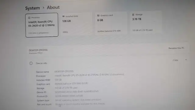 Dell Precision T7610 Workstation579210572957624323
