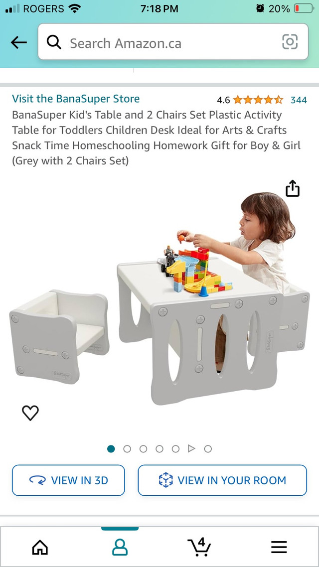 Kids activity table in Other in Truro