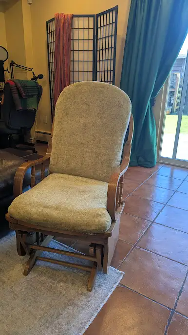 Wooden glider rocking chair, View more