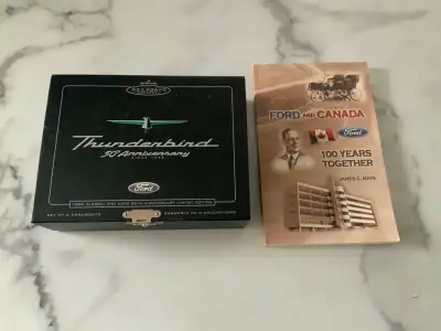 A perfect gift for a Thunderbird enthusiast. Plus a bonus book. Ford and Canada 100 years together.
