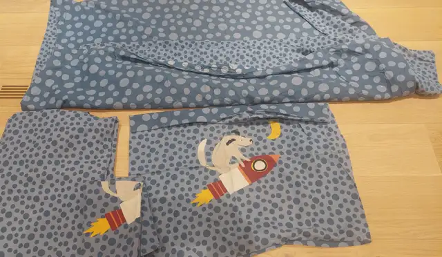 Duvet  cover & 2 pillow shams set- single bed -2 sets- cotton in Bedding in City of Toronto - Image 3
