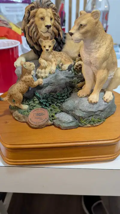 National Geographic Lions Music Box, View more