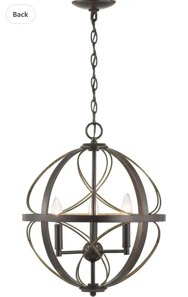 Progress Lighting Antique Bronze 3-Light Pendant in Indoor Lighting & Fans in Oshawa / Durham Region - Image 8