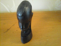 African Hand Carved  Woman or Man's Head