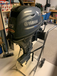 2022 Yamaha Portable Outboard F15SMHA (Short Shaft)