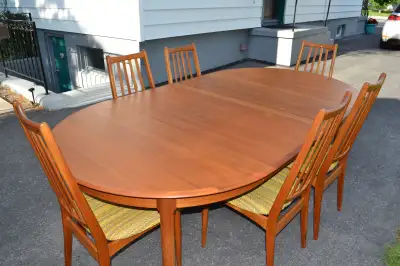 Mid Century Teak Dining Set, View more