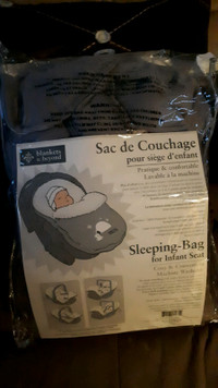 Sleeping bag for infant seat