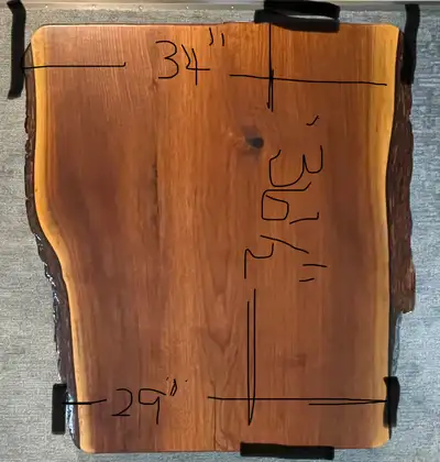 Judd Gunstocks Live Edge Coffee Table, View more