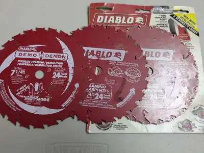 4 x diablo + 1 Irwin Skill saw blades ( NEW - READ AD), View more