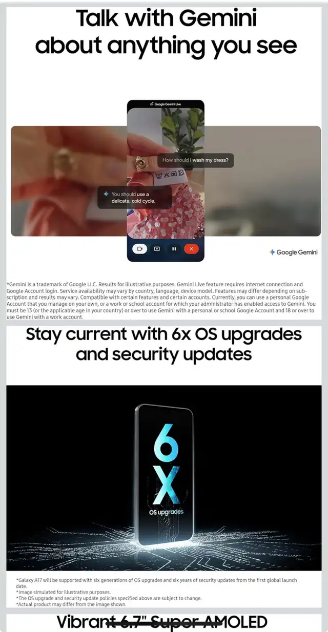 Samsung A17 , almost like a Brand new  in Cell Phones in North Bay - Image 4