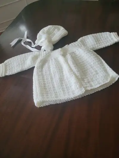 Baby Sweater and Hat, View more