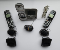 Téléphone Panasonic à 3 combinés (Vintage – Rétro)