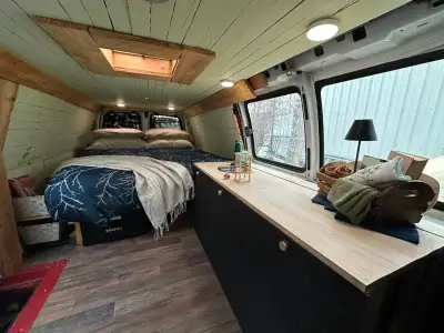 Meet Spiffy, Heat, Power, Water, Comfort Offgrid Using my vanlife experience I loaded this van with...