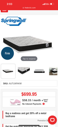  BRAND NEW King size mattress (BRICK  )