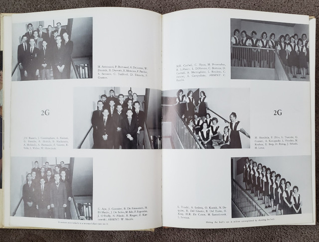 ST PIUS X HIGH SCHOOL - MONTREAL - 1963 SCHOOL YEARBOOK dans Art et objets de collection  à Laval/Rive Nord - Image 4