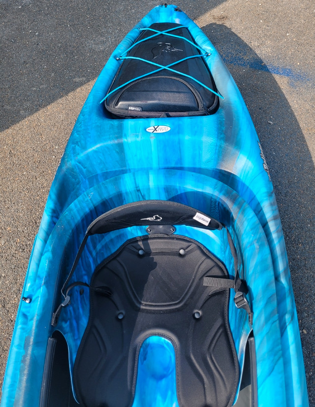 Pelican 10ft Kayak with paddle and vest. Water Sports Fredericton