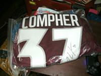 Colorado Avalanche J T Compher signed jersey