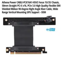 ✅ 90° Right-Angle PCI-E x16 Card Riser/Adapter 50mm High