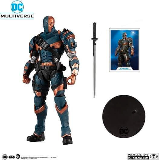 Deathstroke action figure, used for sale  