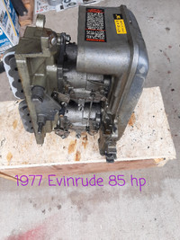 Evinrude/Johnson 85hp outboard motor engine parts.
