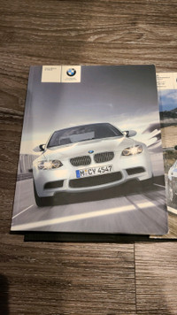 Authentic BMW M3 User Manual with Leather Case