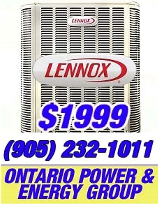 AIR CONDITIONER, FURNACE, TANKLESS WATER HEATER (LENNOX, RINNAI