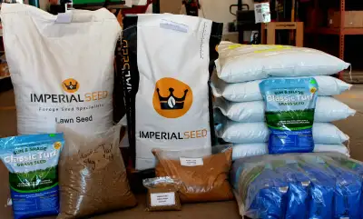We carry “Classic Turf” blended grass seed – 40% Kentucky Bluegrass, 40% Creeping Red Fescue, 20% Pe...