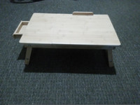 Bamboo lap/breakfast  table w/drawer-new like cond.-see below