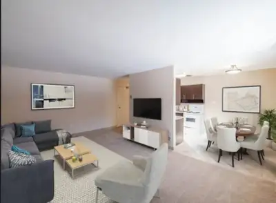 Welcome to this charming and conveniently located three-bedroom, one-bathroom apartment in the heart...