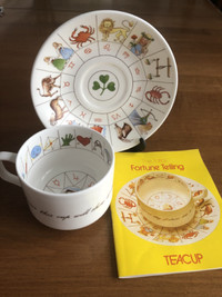 Fortune Telling Tea Cup & Saucer