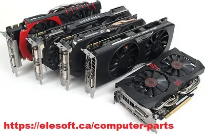 nVidia ATI AMD Asus MSI-Various Models PCI-E/PCI/AGP Video Card, View more