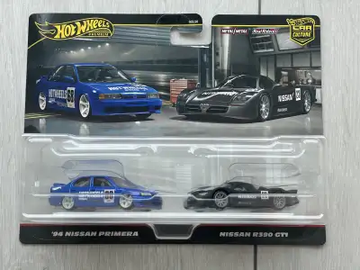 hot wheels premium 2 cars pack Nissan Primera R390 GT1, View more