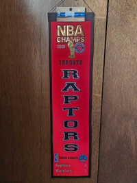 Toronto Raptors 2019 NBA Champions Heritage Banner