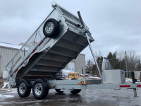 2023 6X12 Maxi Roule Galvanized Dump trailer 