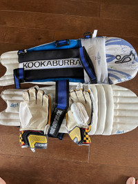 Cricket gloves and pads youth 