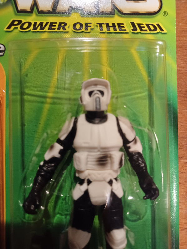 Biker Scout Star Wars Power of the Jedi 3.75 Figure 2000 MOC in Toys & Games in Oakville / Halton Region - Image 4