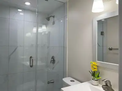 Bright 1 Bedroom, Lower unit of a house that contains separate entrance, living room, kitchen, bathr...