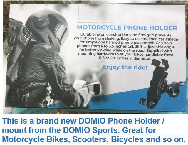 DOMIO Bicycle/Motorcycle Phone Holder / Mount, from DOMIO SPORTS in Other in City of Toronto