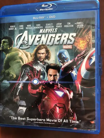 New opened box.We ended up getting two copies only need one. The first Avenger movie on bluray and D...