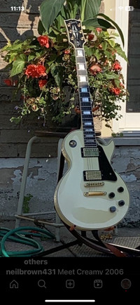 2006 Gibson Les Paul Custom Alpine White $6500