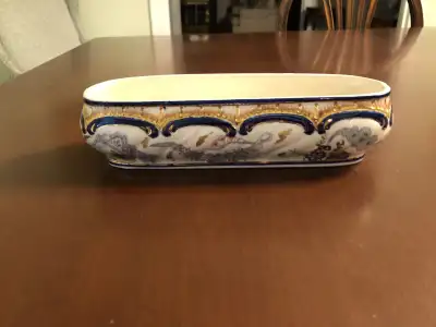 Antique porcelain teaspoon holder for dining room table , View more