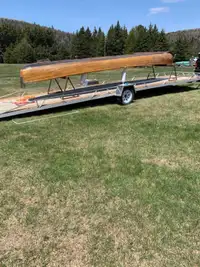 24’ canoe and floating garage