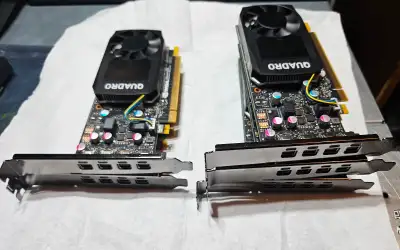 nVidia Quadro P620 (Pascal) 2GB GDDR5 128-Bit 4K Quad Mini DP, View more
