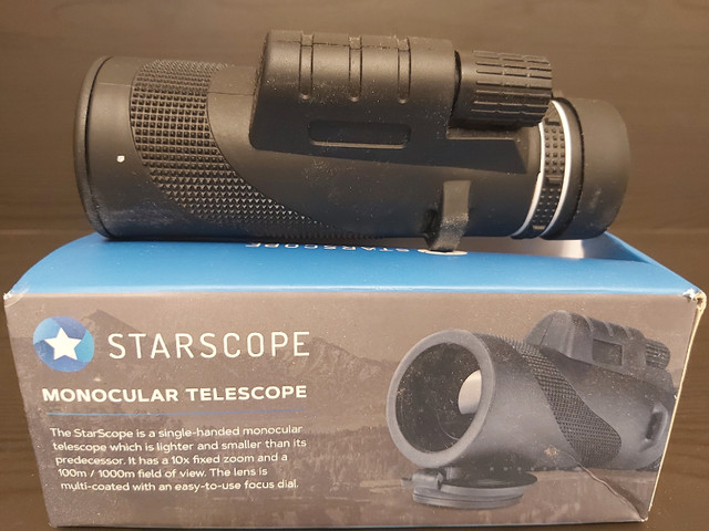 MONOCULAR TELESCOPE WITH FRONT LENS CAP NEW in Hobbies & Crafts in City of Toronto - Image 2